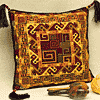 Подушка по мотивам ткачества Перу (Риолис 850)